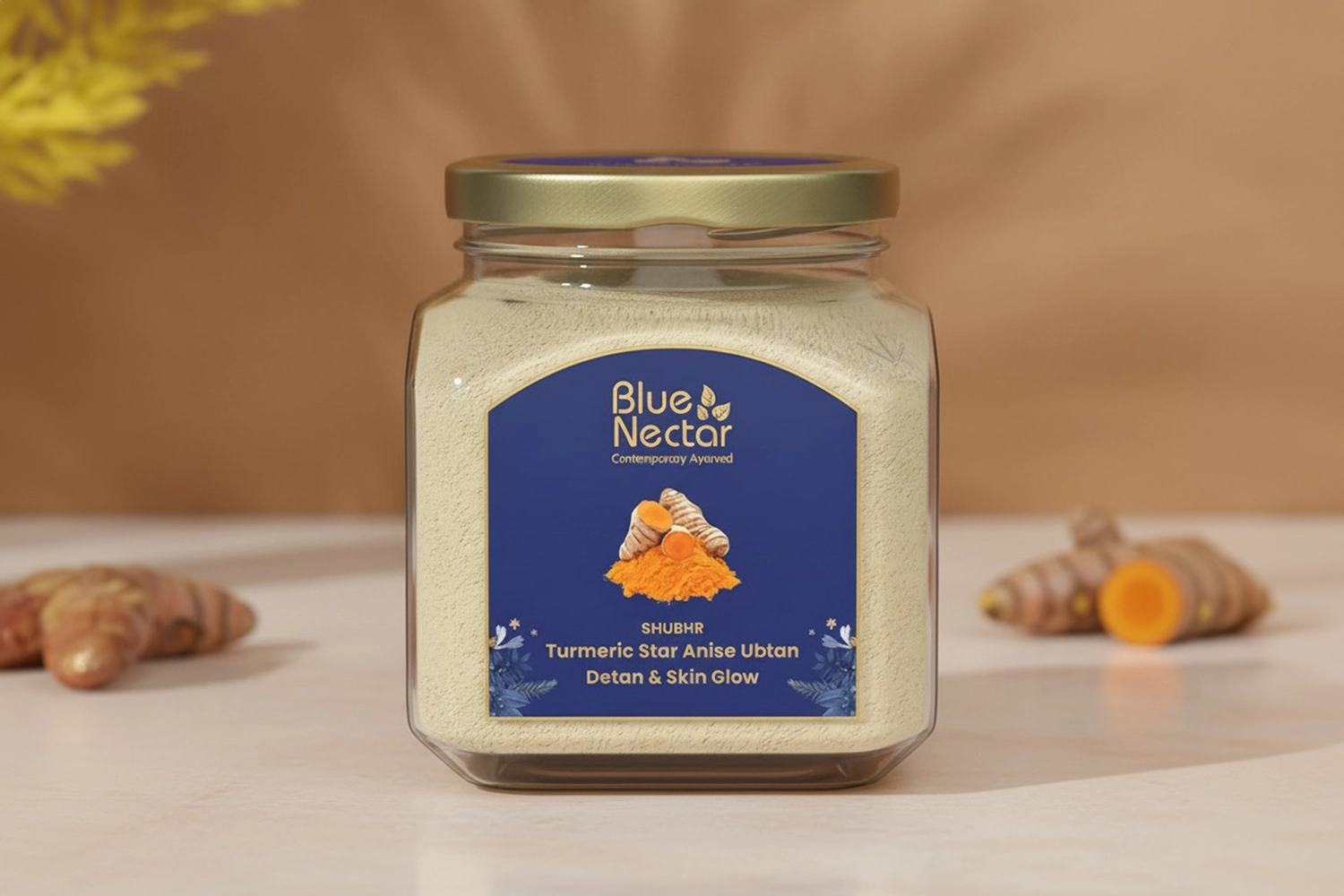 Blue Nectar Turmeric Ubtan Powder for Glowing Skin