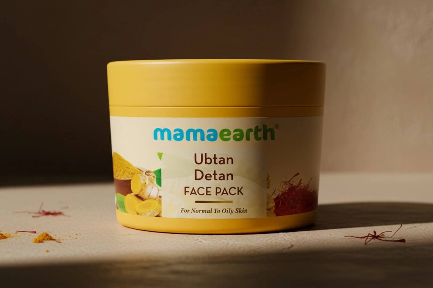 Mamaearth Ubtan Detan Face Pack for Glowing Skin