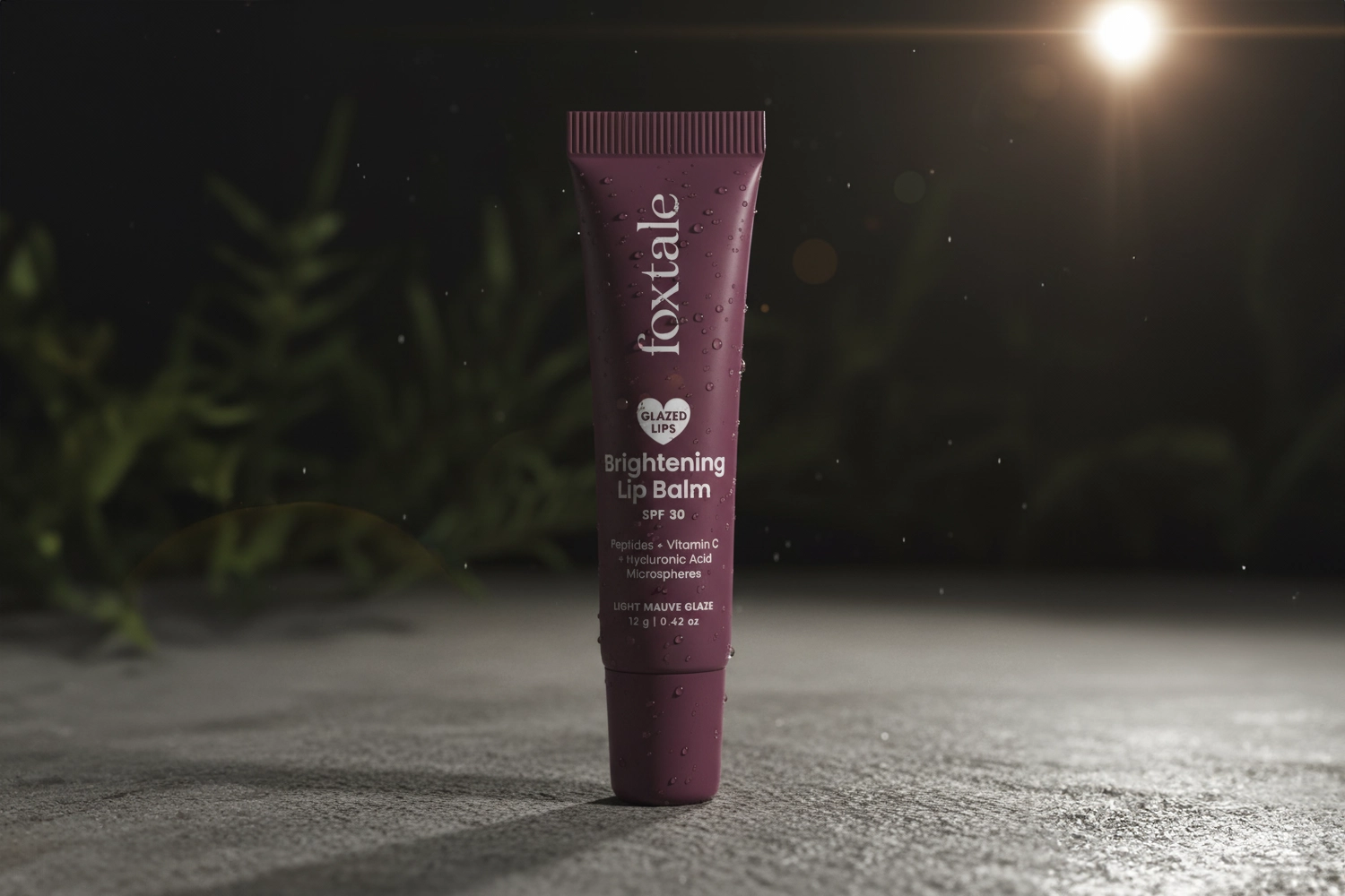 Foxtale SPF 30 Brightening Lip Balm – Light Mauve Glaze