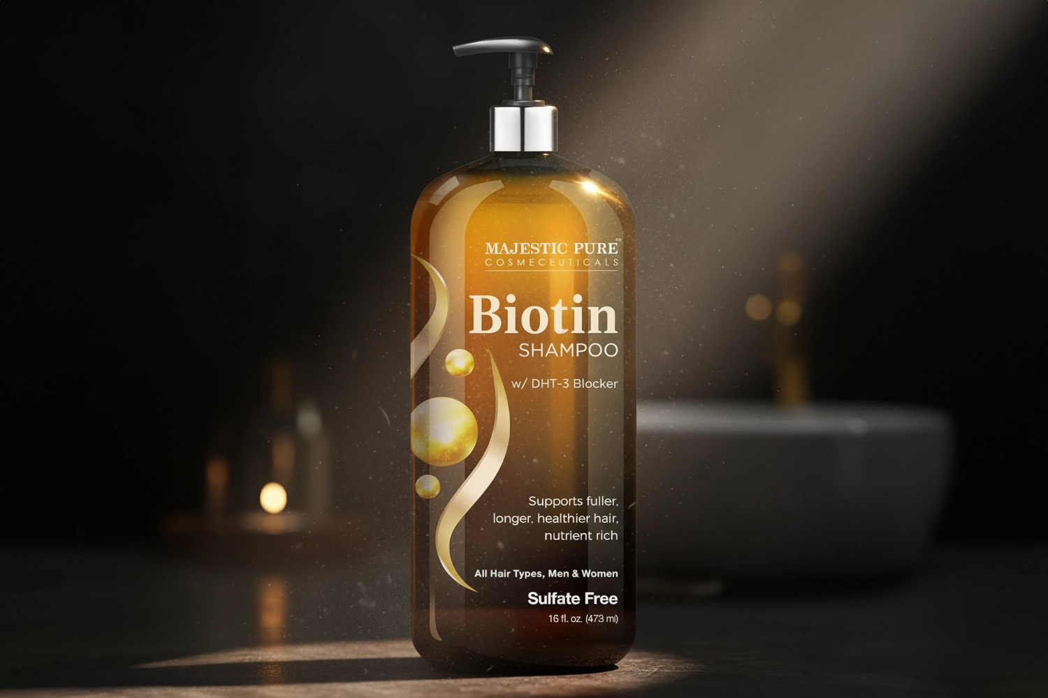 Majestic Pure Biotin Shampoo for Hair Growth & Thinning Hair