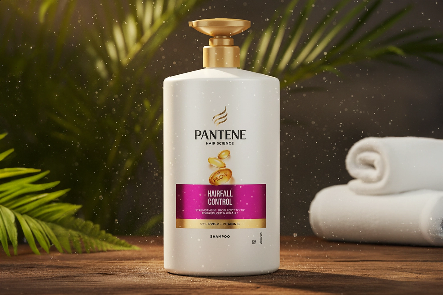Pantene Hair Fall Control Shampoo for Weak, Dry & Frizzy Hair
